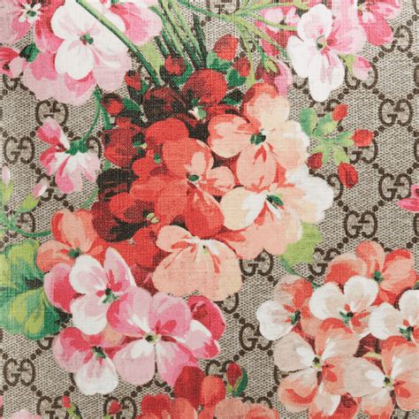 Gucci floral print wallpaper